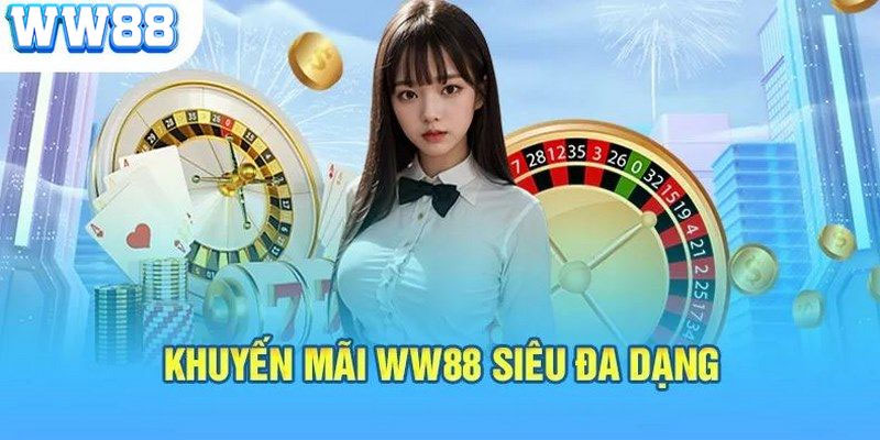 Top những khuyến mãi nổi bật tại WW88